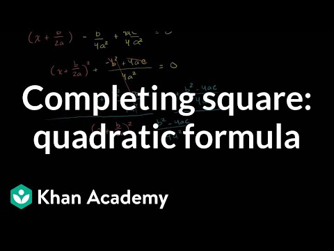 Completing the Square 4