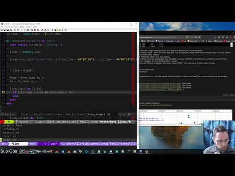 Ruby; Data juggling with One Hour One Life data