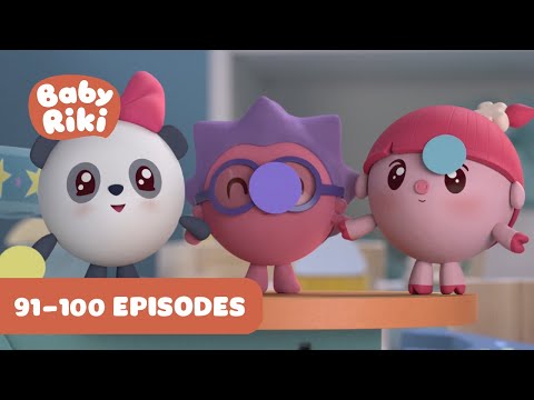BabyRIKI Cartoons - Full Episodes collection (Episodes 91-100) | for Kids | 0+ en