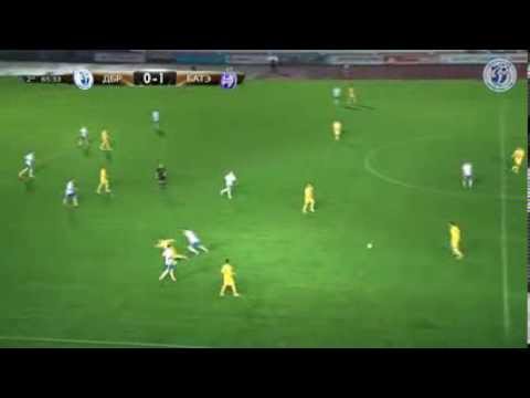 Football.by. Высшая лига, 5-й тур. Динамо Бр - БАТЭ. Гол Гордейчука