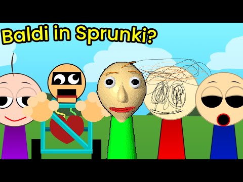 Sprunki, but Baldi is actually there??