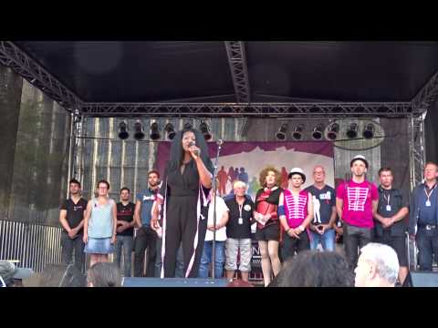 Shondell Mims Live @RUHR.CSD 2015 Commemoration Ceremony - Amazing Grace