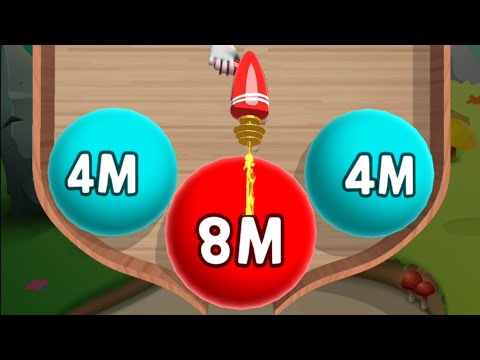 Laser Bubbles 2048 - Blob Merge 3D | Unlock Number 64 To 14m (Lvl 1-19)