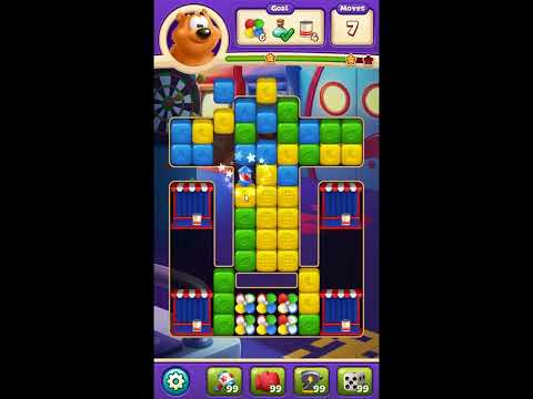 Toon Blast Level 6424 - NO BOOSTERS 🐻🐺🐱 | SKILLGAMING ✔️