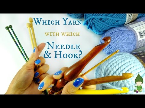 Super Easy way to choose the right needle & hook for your yarn!