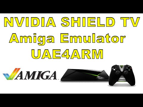 NVIDIA SHIELD TV Amiga Emulator Test Using UAE4ARM Using HDF Games