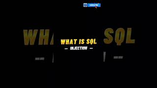 What is sql injection? | SQL  #shorts #sql