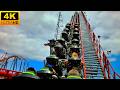 Siren S Curse Back Row POV 4K 60fps Vekoma Tilt Roller Coaster Cedar Point