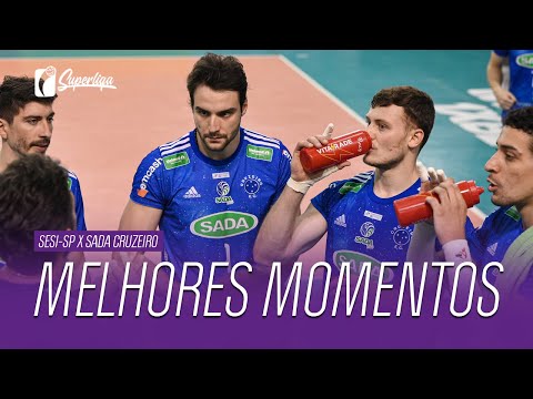 SESI-SP X SADA CRUZEIRO - Melhores momentos da SUPERLIGA MASCULINA