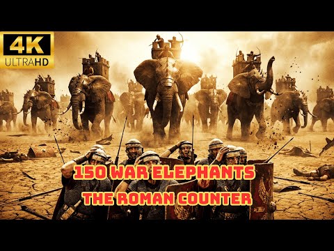 150 War Elephants CHARGED the Roman Lines - The Terror of Zama