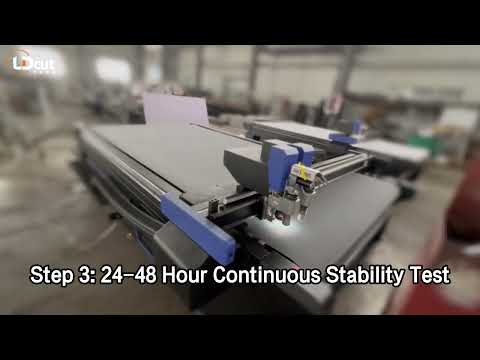 LDCUT digital cutting machine manufacturing facility with 5S standards and rigorous quality control