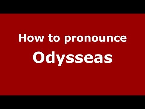 How to Pronounce Odysseas - PronounceNames.com