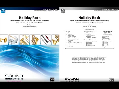 Holiday Rock, arr. Chris Bernotas – Score & Sound