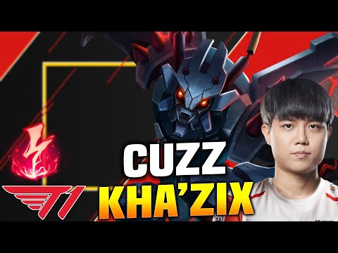 SKT T1 CUZZ PLAYS KHA ZIX! - SKT T1 Cuzz Plays Kha Zix vs Kindred Jungle! | Season KR SoloQ