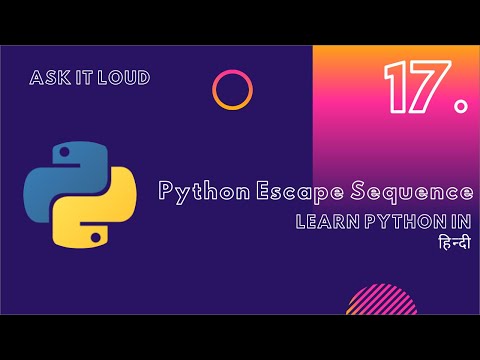 Basic Python Lecture 17 Escape Sequencewalrus Operator Sependpython 3 8 New Operator
