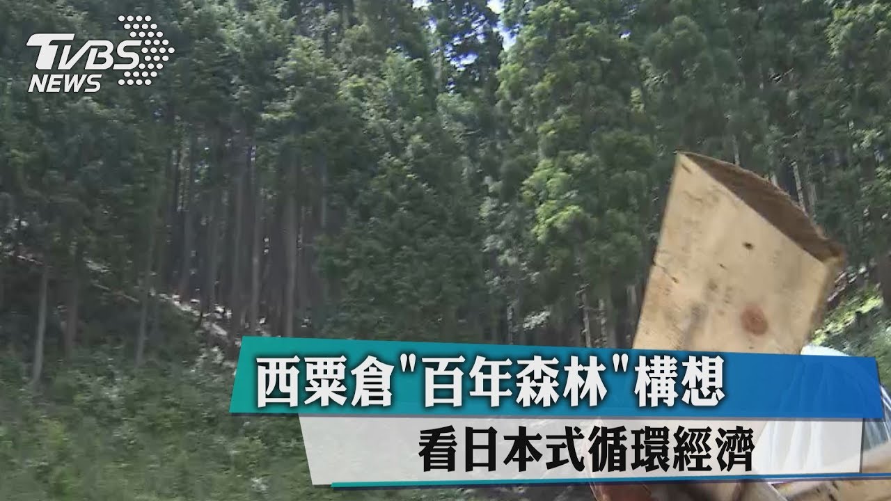 西粟倉「百年森林」計畫 看日本式循環經濟