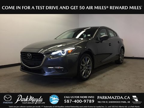 GREY 2018 Mazda Mazda3 Sport  Review Sherwood Park Alberta - Park Mazda