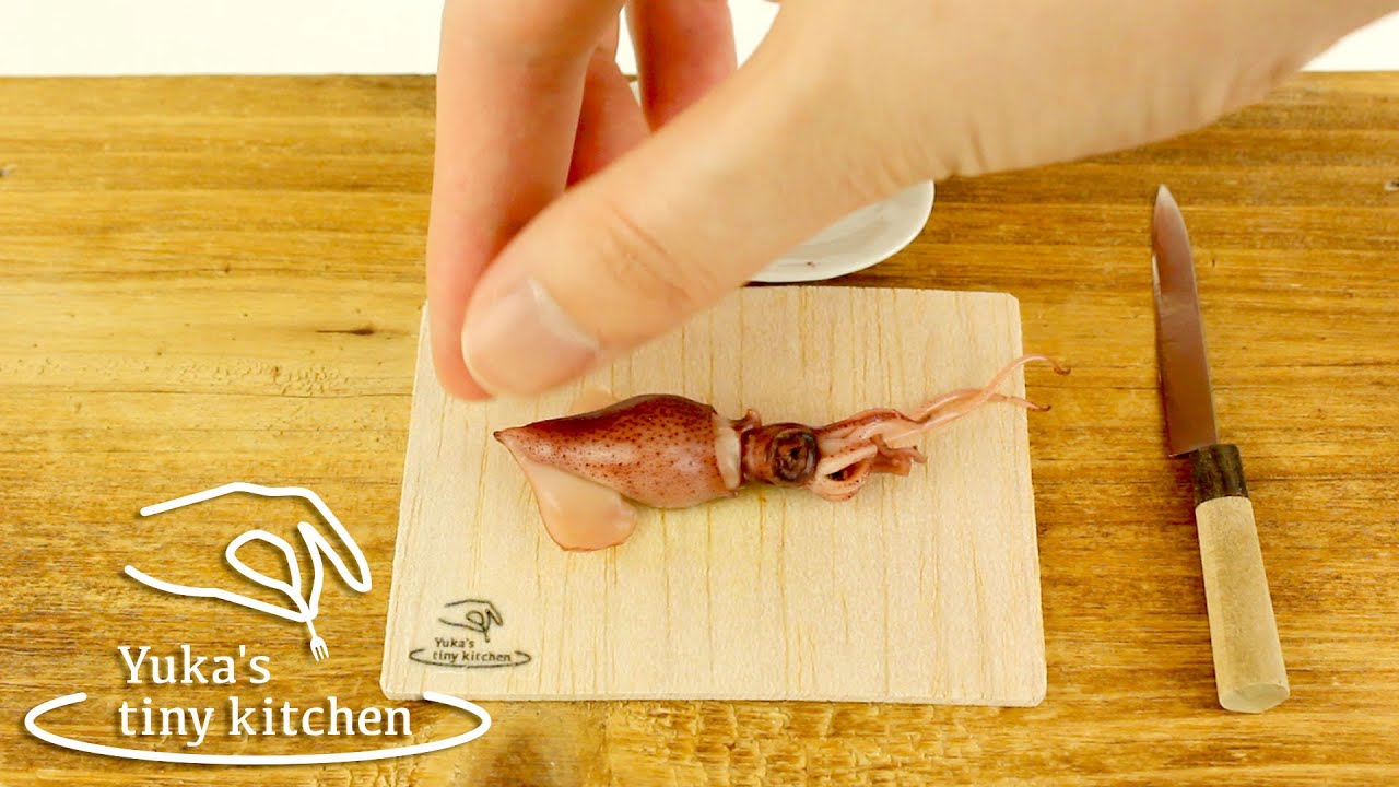 mini food "いかめし" 本当に食べられるミニチュア料理 #92 | Yuka's tiny kitchen