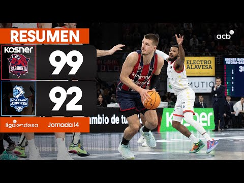 Kosner Baskonia - MoraBanc Andorra (99 - 92) RESUMEN | Liga Endesa 2025-26