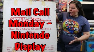 Mail Call Monday - A Super Mario Bros Nintendo Standee - Store Display Unboxing - Mario Monday!
