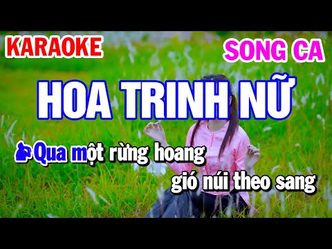 Karaoke Hoa Trinh Nữ Song Ca Nhạc Sống | Mai Thảo Organ