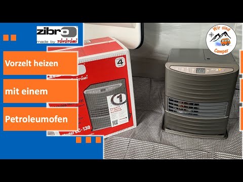 Heating the awning without gas | Zibro LC 130