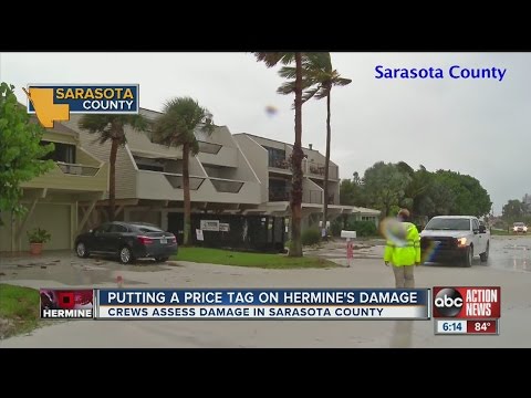 Sarasota County officials evaluate storm damage
