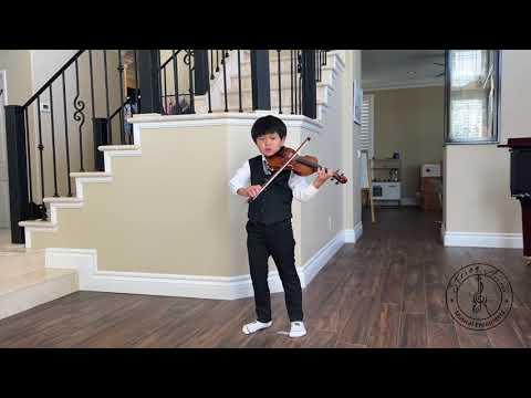 Ritaro Iizuka: 1st Prize Group A - Vivaldi Violin Concerto in G minor 1st mvmt.