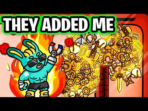 I broke Dungeon Clawler so much they added me to the Game