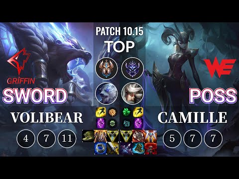 GRF Sword Volibear vs WE Poss Camille Top - KR Patch 10.15