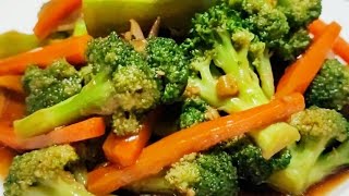 Super Quick Stir Fry Broccoli and Carrot Recipe | Broccoli Recipe