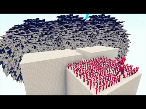 100x HORROR UNIT + GIANT vs EVERY GODS - Totally Accurate Battle Simulator TABS