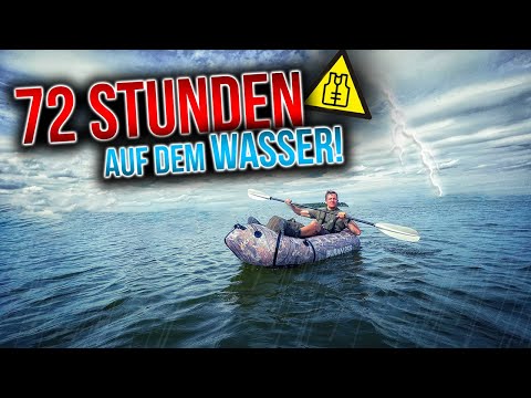 ÜBERNACHTUNG auf einsamer INSEL in Deutschland! - 3 Tage Packraft Tour #001