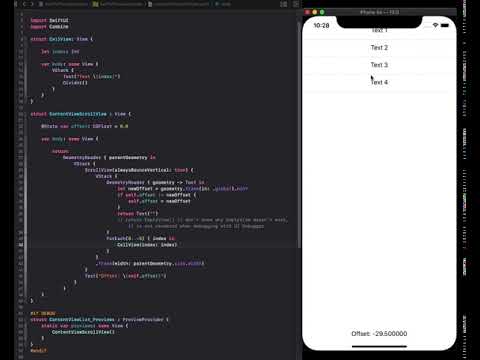 SwiftUI: getting content offset scrollview