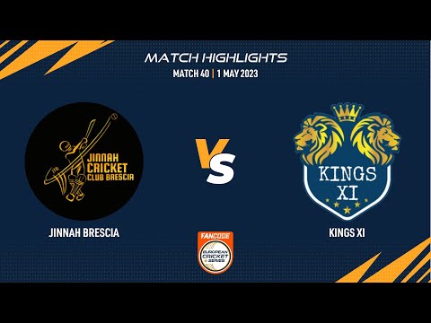 Match 40 - JIB vs KIN-XI | Highlights | FanCode ECS Milan | 01 May 2023 | ECS23.277