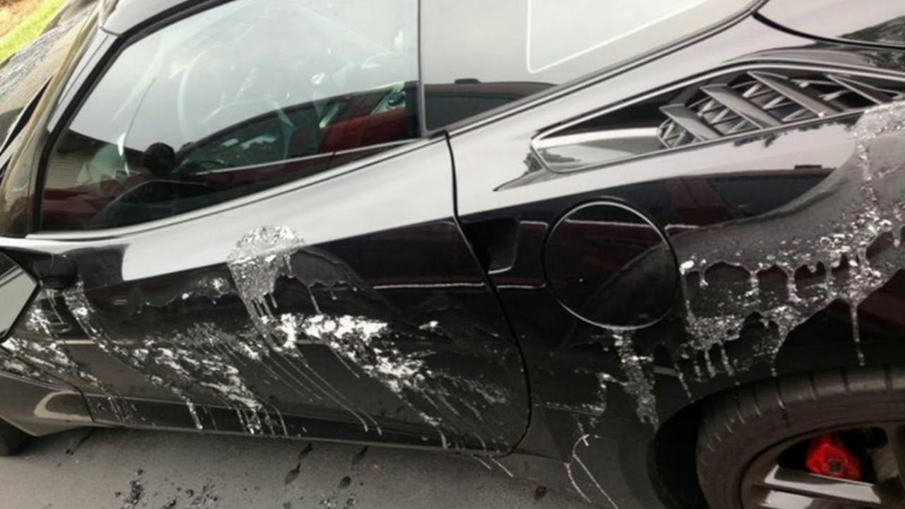 What does acetone do to a car