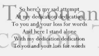 Dedication By : Article A (w/ lyrics)
