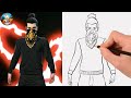 DRAWING ANKUSH FF BUNDLE SKIN FREE FIRE - HOW TO DRAW ANKUSH FF - Gambar Free fire