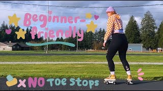 How to Stop on Rollerskates Without Using Toe Stops! 5 Rollerskating Stops