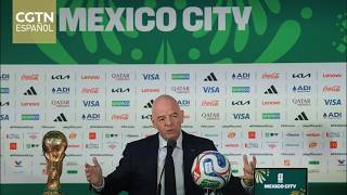 Infantino aseguró estar feliz por la participación de Irán y espera un estadio lleno en sus partidos