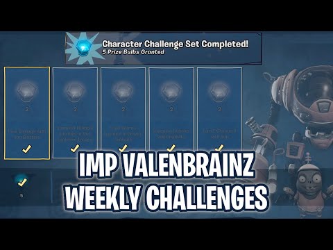 Imp Valenbrainz Challenges! Easy Explosive Escape Multi-Vanquishes! PvZ: Battle for Neighborville