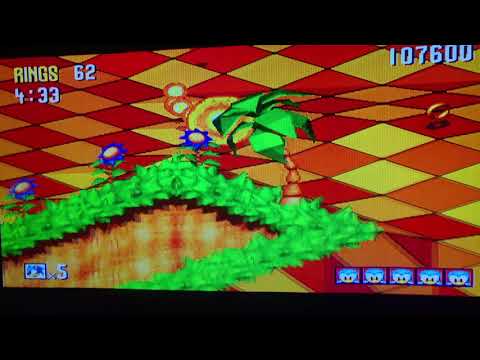 Sonic 3D blast DX (beta) running on original hardware.