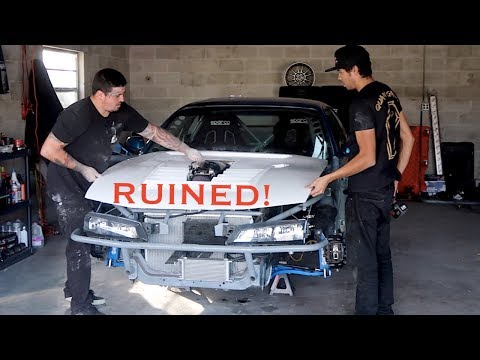 WE DESTROYED MY BRAND NEW HOOD..
