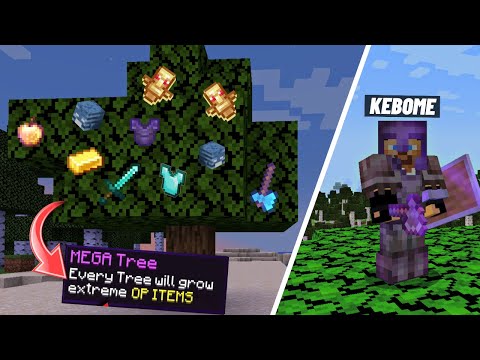 Insane Minecraft Challenge: Trees Produce Epic Loot!