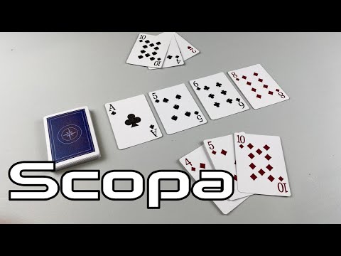 How to Play Scopa - a fantastic game!