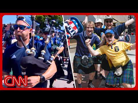 Scotland's 'Tartan Army' takes over Miami & more World Cup highlights