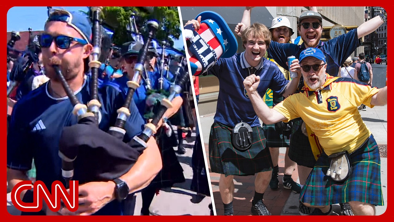 Scotland's 'Tartan Army' takes over Miami & more World Cup highlights