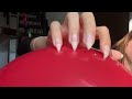 Long Natural Nails Popping Balloons