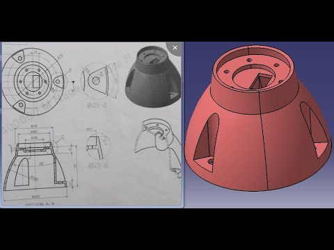 Surface modeling exercise in Catia V5 Surface modeling
