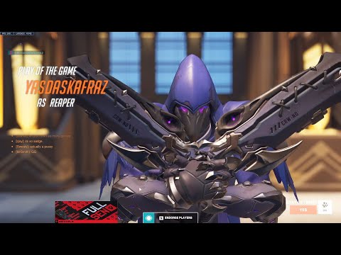 POTG! SUREFOUR INSANE REAPER + GENJI 76 GAMEPLAY OVERWATCH 2 SEASON 1